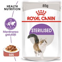 ROYAL CANIN Sterilised Adult, hrană umedă pisici sterilizate, (în sos), 85g - 2