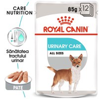 Royal Canin Urinary Care Adult, hrană umedă câini, sănătatea tractului urinar Royal Canin Urinary Care Adult, bax hrană umedă câini, sănătatea tractului urinar, (pate) 85g x 12 - 1