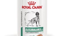 ROYAL CANIN VETERINARY DIET Glycobalance Low Carbohydrate pentru Câini cu Diabet, Conservă Umidă 410g