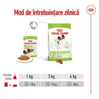 ROYAL CANIN X-Small Adult hrană umedă câini (în sos), 85g - 6