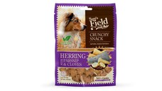 SAM'S FIELD Crunchy Snack, XS-XL, Hering, punguță recompense fără cereale câini, 200g