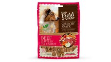 SAM'S FIELD Crunchy Snack, XS-XL, Vită și Măr, punguță recompense fără cereale câini, 200g