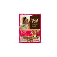 SAM'S FIELD Crunchy Snack, XS-XL, Vită și Măr, punguță recompense fără cereale câini, 200g - 1
