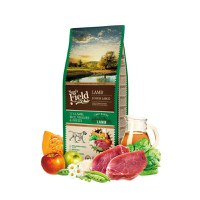 SAM'S FIELD Junior Large Breed, L-XL, Miel, hrană uscată conținut redus cereale câini junior, 13kg - 2