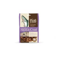 SAM'S FIELD Natural Snack Skin & Coat, XS-XL, Somon, punguță recompense câini, piele & blană, 200g - 2