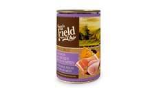 SAM'S FIELD True Meat, Somon si Pui, Hrană Umedă Fără Cereale pentru Câini, Conservă 400g, XS-XL