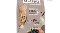 SANABELLE Sensitive Miel si Afine 8kg - Hrană Uscată pentru Pisici cu Sistem Digestiv Sensibil