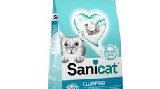 SANICAT Așternut Igienic pentru Pisici Clumping Marseille, Bentonită 8L, Neutralizare Mirosuri, Fără Praf