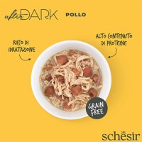 SCHESIR After Dark, Pui, conservă hrană umedă fără cereale pisici, (în supă), 80g - 6