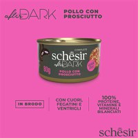 SCHESIR After Dark, Pui și Șuncă, conservă hrană umedă fără cereale pisici, (în supă), 80g - 6