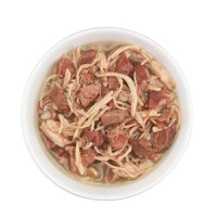 SCHESIR After Dark, Pui și Vită, conservă hrană umedă fără cereale pisici, (în supă), 80g - 3