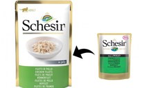 Schesir Cat Pui File in Jelly, 85 g