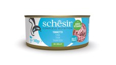 SCHESIR Complete Nutrition, Ton, conservă hrană umedă pisici, (în aspic), 140g