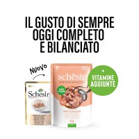 SCHESIR Complete Nutrition, Ton și Somon, plic hrană umedă pisici, (în aspic), 85g - 5