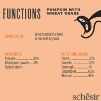 SCHESIR Functions Digestive Topper, dovleac, plic hrană umedă fără cereale pisici, sistem digestiv, (topping), 40g - 5
