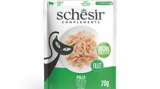 SCHESIR In Jelly, Pui, plic hrană umedă pisici, (în aspic), 70g