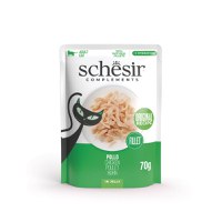 SCHESIR In Jelly, Pui, plic hrană umedă pisici, (în aspic), 70g - 1