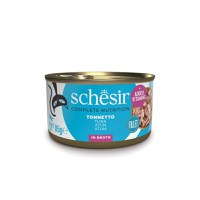 SCHESIR, Ton, conservă hrană umedă pisici, (în supă), 85g - 1