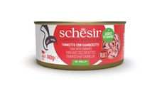 SCHESIR, Ton și Creveți, conservă hrană umedă pisici, (în aspic), 140g