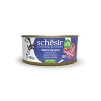 SCHESIR, Ton și Vită, conservă hrană umedă pisici, (în aspic), 140g - 1