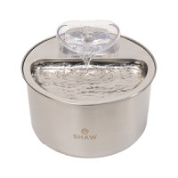 SHAW Clasic 9, fântână câini, rotundă, inox SHAW Clasic 9, fântână câini și pisici, rotundă, inox, argintiu, XS-M(4l) - 4