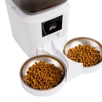 SHAW Smart, hrănitor automat câini, 2 boluri rotunde, programabil, aplicație mobilă, PVC SHAW Smart, hrănitor automat câini și pisici, 2 boluri rotunde, programabil, aplicație mobilă, PVC, alb, XS-S(7l) - 6