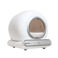 SHAW Smart V3, litieră automată pisici, cu filtru, auto-curățare, aplicație mobilă, ionizare, alb, 48x50.1 cm - 2