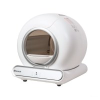 SHAW Smart V3, litieră automată pisici, cu filtru, auto-curățare, aplicație mobilă, ionizare, alb, 48x50.1 cm - 4