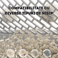 SHAW Smart V3, litieră automată pisici, cu filtru, auto-curățare, aplicație mobilă, ionizare, alb, 48x50.1 cm - 9