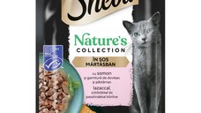 SHEBA Nature's Collection, Somon, plic hrană umedă fără cereale pisici, (în sos), bax, 85g x 28buc