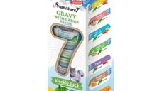 SIGNATURE7 Weekly Pack cu ton si pui, hrana umeda fara cereale pentru pisici, in sos cu catnip, 70 g x 7 conserve