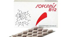 SOFCANIS B12, supliment sistem cardio-vascular câini, comprimate SOFCANIS B12, XS-XL, supliment sistem cardio-vascular câini și pisici, blister, 40 comprimate