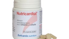 SOFCANIS Nutricardiol, supliment sistem cardio-vascular câini, comprimate SOFCANIS Nutricardiol, XS-XL, supliment sistem cardio-vascular câini și pisici, flacon, 60 comprimate