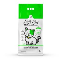 SOFTCAT, Aloe Vera, așternut igienic pisici, granule, bentonită, aglomerant, neutralizare mirosuri, 5l - 2