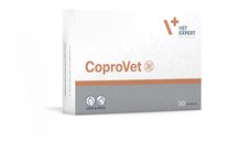 Supliment Digestiv pentru Câini și Pisici VET EXPERT CoproVet, 30 Capsule pentru XS-XL