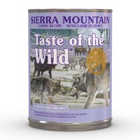TASTE OF THE WILD Sierra Mountain, Miel, conservă hrană umedă fără cereale câini, (în sos), 390g - 2