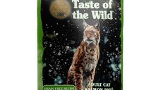 TASTE OF THE WILD, Somon, plic hrană umedă fără cereale pisici, (pate), 85g