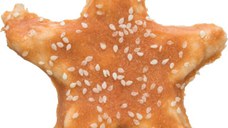 TRIXIE Christmas Denta Fun Star, Pui, punguță recompense fără cereale câini, 30g