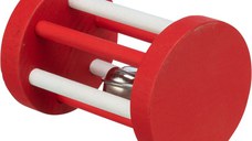 TRIXIE Christmas Rola cu Clopotel, jucărie stimulare pândă pisici, cu sunet, lemn, alb și roșu, 7x5cm, 1buc