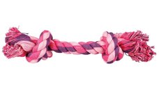 TRIXIE Jucarie din Sfoara cu 2 Noduri pentru Câini, 28cm, Multicolor