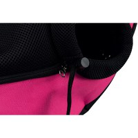 TRIXIE Sling, geantă transport câini și pisici, XS(max. 5kg), poliester, deschidere superioară, cu curea de umăr, roz și negru, 50 x 25 x 18 cm - 4