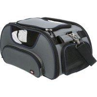 TRIXIE Wings Airline, geantă transport câini și pisici, XS-M(max. 20kg), poliester, autorizată IATA, gri, 28 x 23 x 46 cm - 1