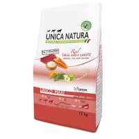 UNICA Natura Maxi, L-XL, Căprioară și Orez, hrană uscată câini, 12kg - 1
