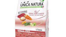 UNICA Natura Mini, XS-S, Căprioară și Orez, hrană uscată câini, 2.5kg