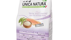 UNICA Natura Mono, M-XL, Păstrăv și Orez, hrană uscată monoproteică câini, 12kg
