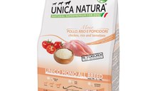 UNICA Natura Mono, M-XL, Pui și Orez, hrană uscată monoproteică câini, 12kg