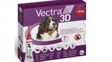 Vectra 3D, spot-on, solutie antiparazitara, caini Vectra 3D, spot-on, soluție antiparazitară, câini +40 kg, 3 pipete