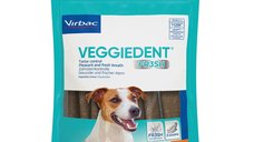 Veggiedent Dental Chew FR3SH de la Virbac pentru Caini Mici (5-10 kg), Pachet de 15 Bucati