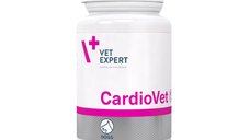 VET EXPERT CardioVet - Supliment pentru Sanatatea Cardiovasculara a Câinilor, 90 Comprimate pentru XS-XL