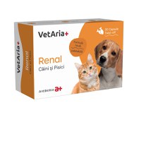 VETARIA+ Renal, supliment sistem renal câini, Pui, capsule VETARIA+ Renal, XS-XL, supliment sistem renal câini și pisici, Pui, cutie, 30 capsule - 1